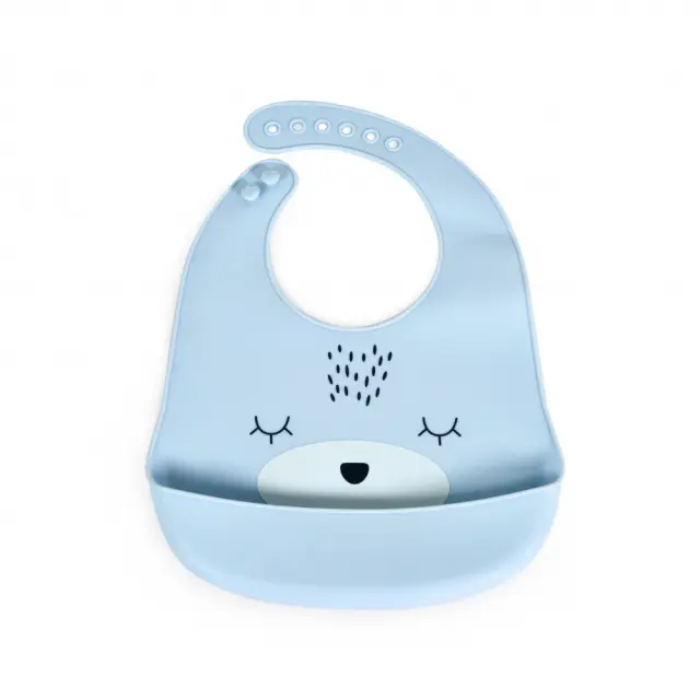 Σαλιάρα Σιλικόνης Cangaroo Oscar Blue 3800146269609