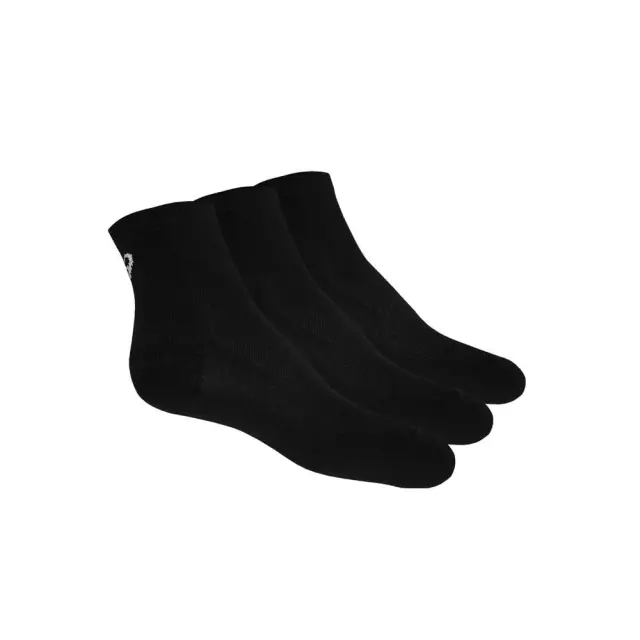 Asics Unisex 3 Pair Pack Cushioned Quarter Socks Μαύρο 155205-0900 (Asics) 2