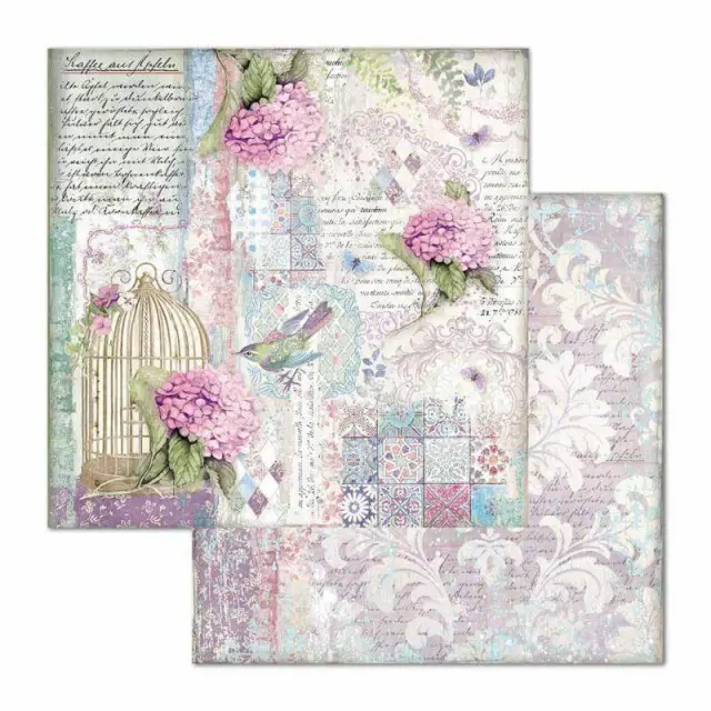 Χαρτί Scrapbooking Stamperia Διπλής Όψης - Cage and Birds - 31x30cm