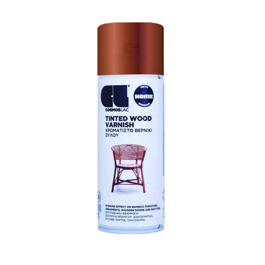 COSMOS LAC Tinted Wood Varnish 400 604-Oak