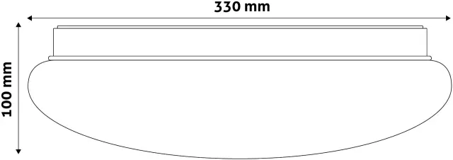 Avide LED Μοντέρνα Πλαφονιέρα Οροφής Umbriel (Raindrop) 18W 330*100mm 15.001.0201 3