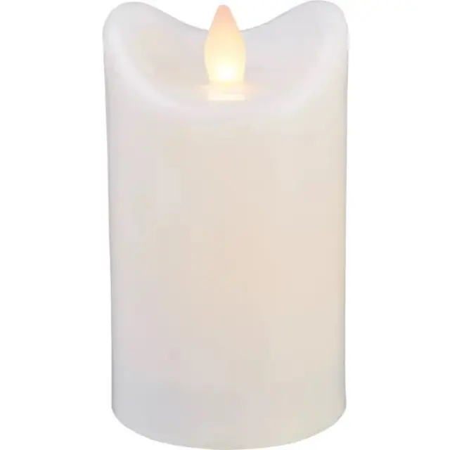 LED Pillar Candle Bianco