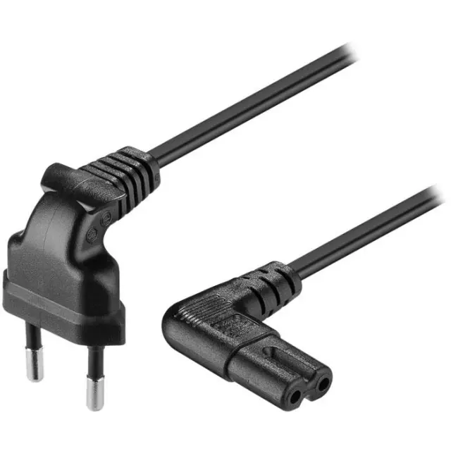 Καλώδιο τροφοδοσίας Euro - 8-Shaped (οχταράκι) γωνία, 1,5m.