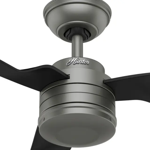 Hunter Cabo Frio 132 Matte Silver - Ανεμιστήρας Οροφής 2