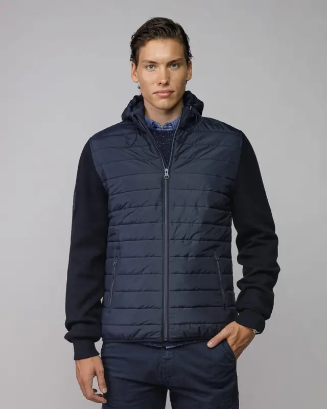 Devergo Ανδρικό Μεταβατικό Μπουφάν 7013 - Navy Blue - XL