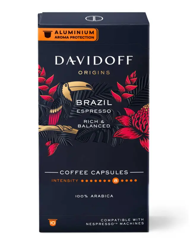 Davidoff Origins Brazil Κάψουλες Nespresso 10τμχ 2