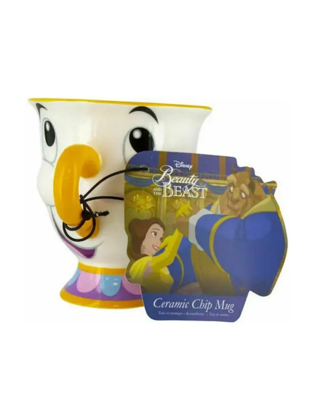 Paladone Disney - Beauty And The Beast Chip Κούπα Κεραμική Πολύχρωμη 200ml 2