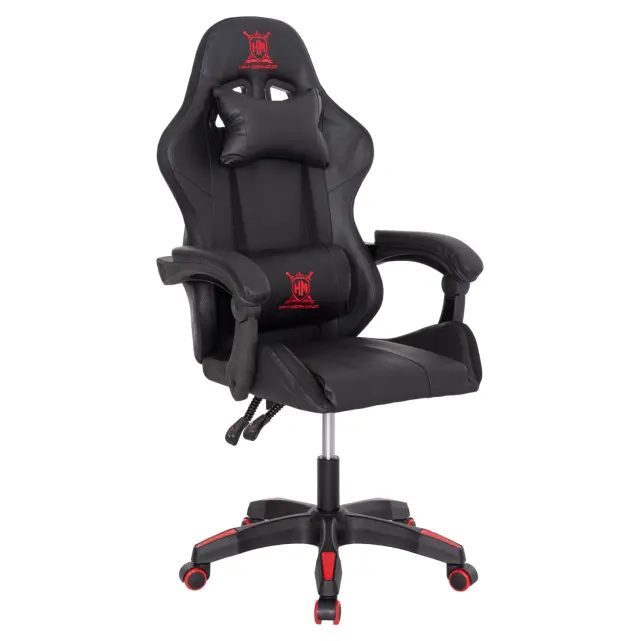 ΠΟΛΥΘΡΟΝΑ GAMING FB91203.01 ΜΑΥΡΟ-ΚΟΚΚΙΝΟ PVC & NYLON 58.5x100x120Υεκ.