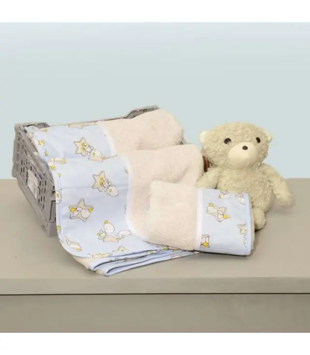 Oliver Baby Σετ Πετσέτες Εμπριμέ - 2 τεμ Σχ΄΄εδιο 211 100% βαμβάκι 450 ΓΡΜ/ΤΜ - 30Χ50 70Χ120 - Ελληνικής ραφής