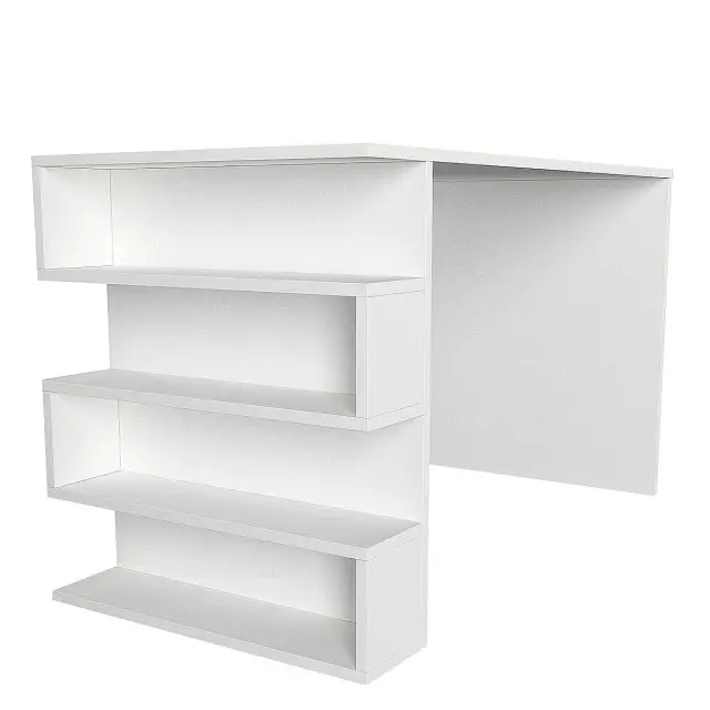 Γραφείο CLEORA Λευκό Μοριοσανίδα/Μελαμίνη 120x60x74cm 2