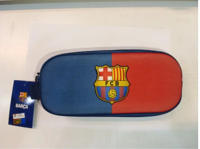 Κασετίνα διπλή F.C. Barcelona 3D double pencil case 2