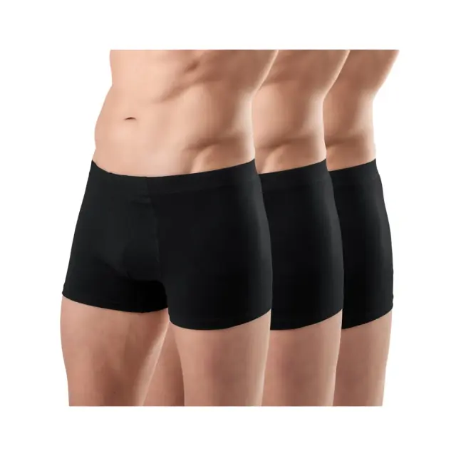 FMS Ανδρικό Boxer Classic Short Εφαρμοστό - Τριπλό Πακέτο, Χρώμα Μαύρο