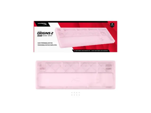 HP HyperX Origins 2 1800 Gaming Keyboard Housing - Pink (BF0U2AA) 3