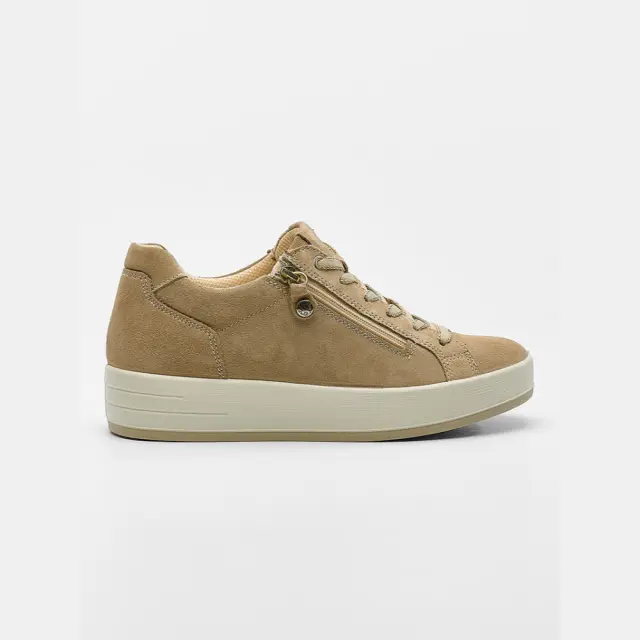 Imac Sneakers Γυναικείο δέρμα Nubuck Μπεζ IMA/556580 D/BEIGE