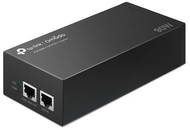TP-Link POE380S 10G PoE injector, 802.3af/at/bt, 90W