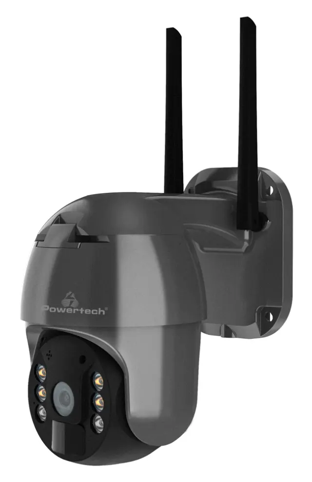 POWERTECH smart ηλιακή κάμερα PT-1174, 3MP, 4G, SD, PTZ, IP65 2