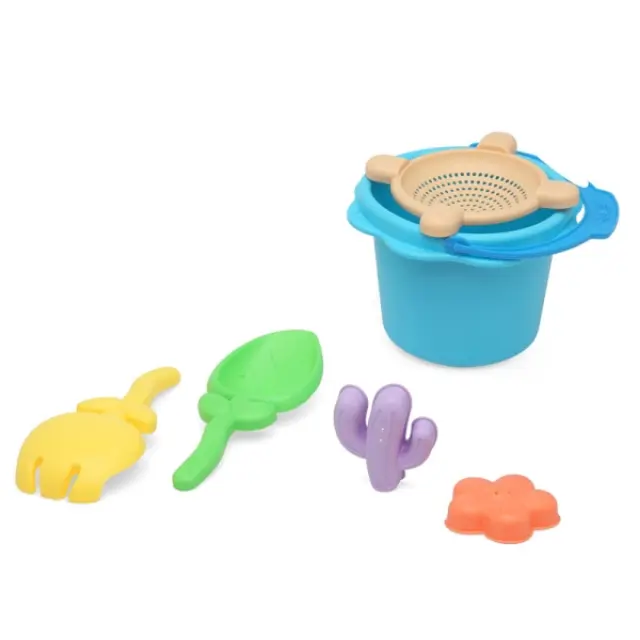 Σετ Κουβαδάκια Παραλίας Mini Soft Blue 6τμχ. 3