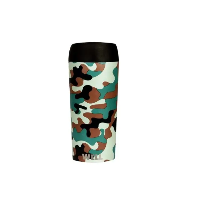 Woo Way Well Ανοξείδωτη Κούπα Army 450ml