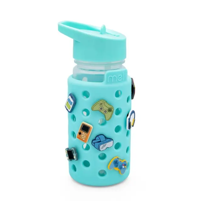 Melii Παγούρι με Charms Μπλε 450ml