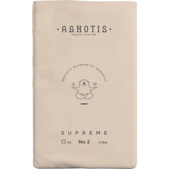 Agnotis Πάνες Supreme No. 2 για 4-8kg 42τμχ με Αυτοκόλλητο