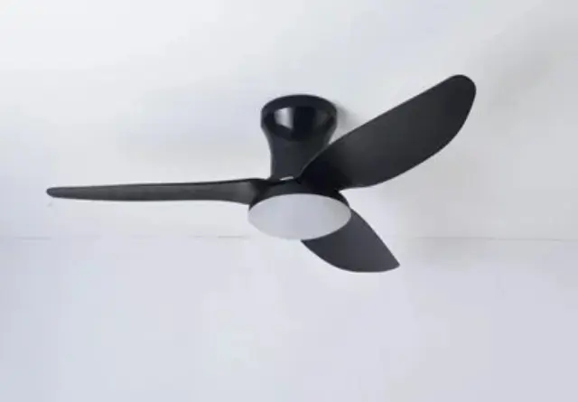 Ανεμιστήρας Οροφής Windy Μαύρο Ματ 100x100x50εκ.
