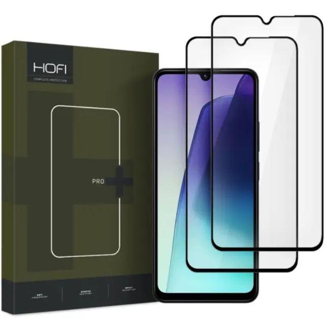 HOFI GLASS PRO+ 2-PACK XIAOMI REDMI A5 4G / 14C / POCO C75 BLACK