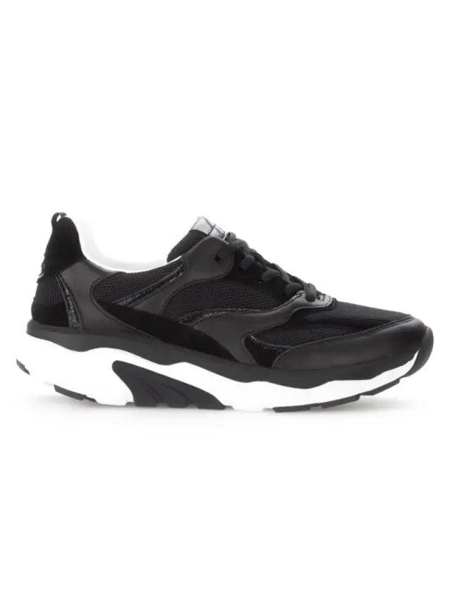 Gabor Sneakers Γυναικείο δέρμα/ύφασμα Μαύρο GAB/66936 57-BLACK 3