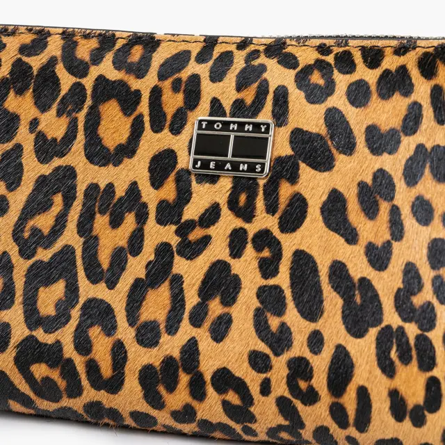 Γυναικεία Τσάντα Ώμου Tommy Hilfiger AW0AW18008-01R Λεοπάρ Animal Print - One Size 2