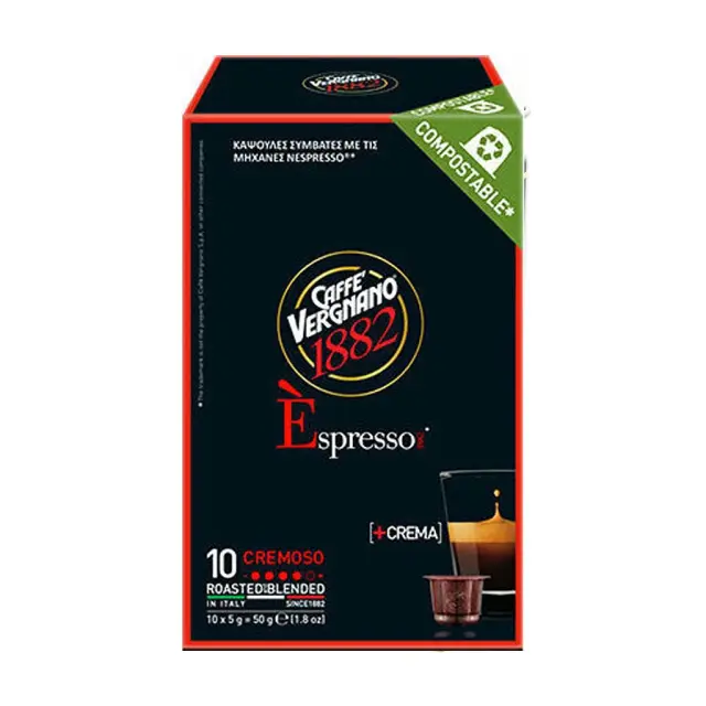 Vergnano Cremoso Κάψουλες Nespresso 10τμχ