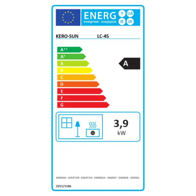 Αερόθερμη Θερμάστρα Κηροζίνης Kerosun LC-45 με ισχύ 3900W και χωρητικότητα δεξαμενής 7,6ltLC45 2
