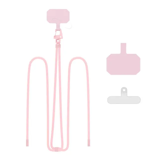 Phone strap Tech-Protect C5s Rope Crossbody Strap Baby Pink