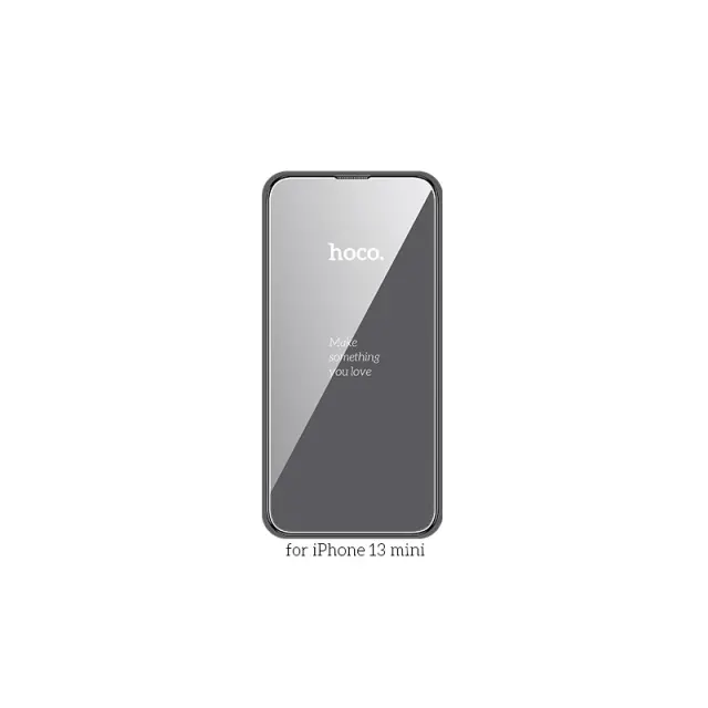 Tempered Glass Hoco A31 3D Full Screen Protection 0.4mm για Apple iPhone 13 Mini Μαύρο 3