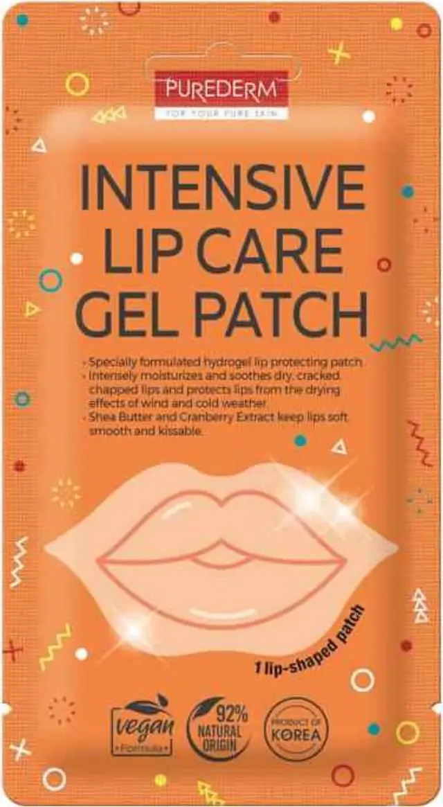 Purederm Intensive Lip Care Gel Patch Μάσκα Χειλιών Για Εντατική Θρέψη 2.5g
