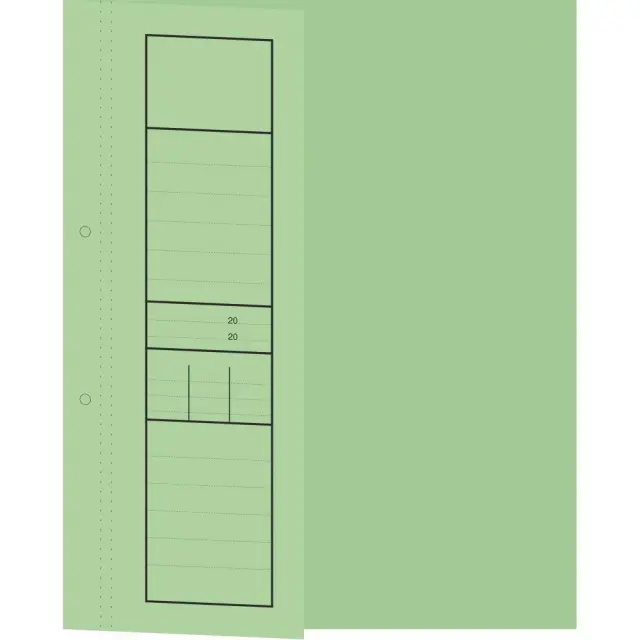 Υποφάκελος Μισός Πράσινος 25x30