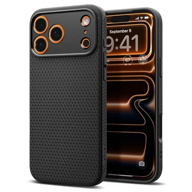 Θήκη Soft TPU Spigen Apple iPhone 17 Pro Liquid Air Μαύρο N68989