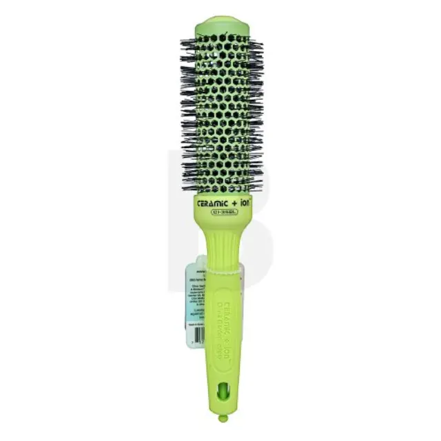 Olivia Garden Ceramic+Ion Blossom hairbrush Green CI35-BL