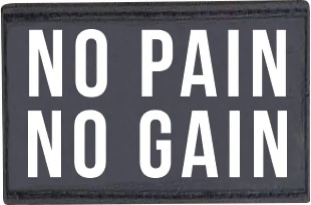 AMILA Patch "No pain no gain" (95343)