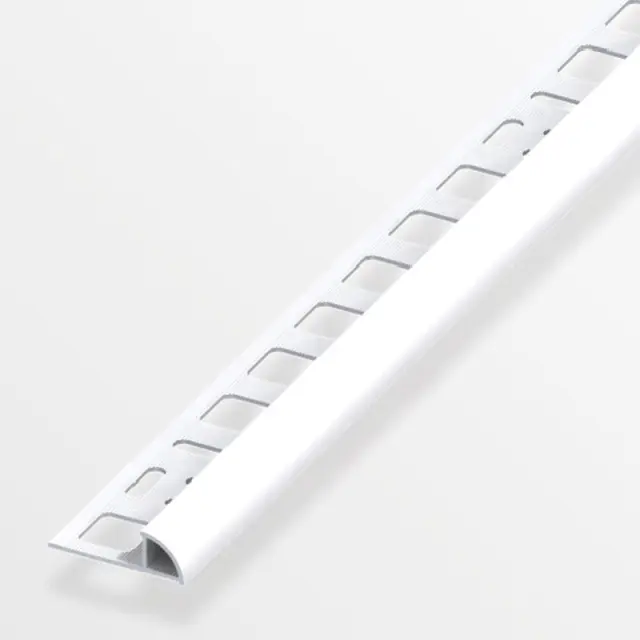 Προφίλ Πλακιδίων Προστατευτικό Γκρι PVC 10mm 1m 2