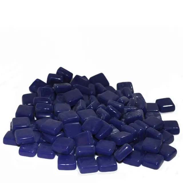 Γυάλινη Ψηφίδα Pure Glass PG23 - 10x10mm - Dark Blue - 100gr