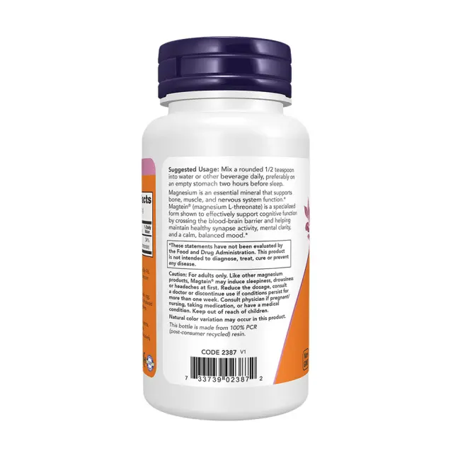 Now Foods Magtein Powder 3