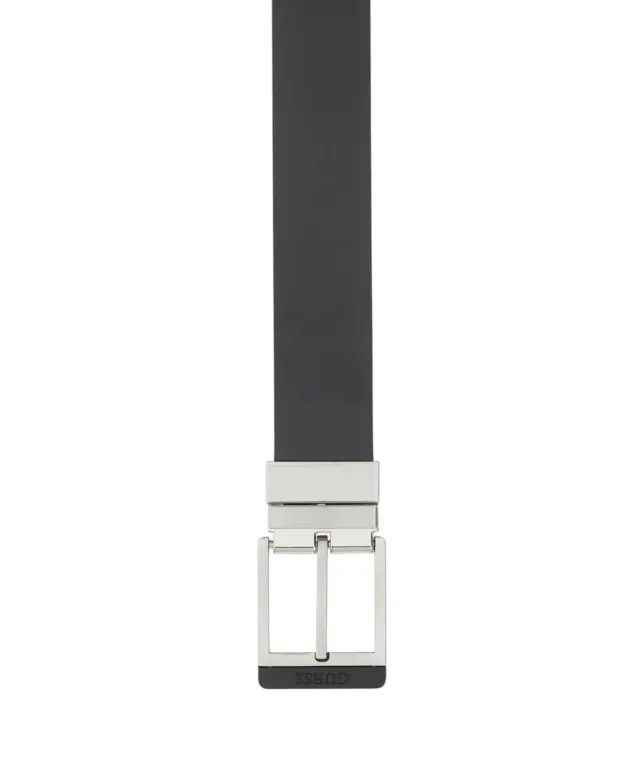 Guess - Ανδρική Δερμάτινη Ζώνη Διπλής Όψεως BM7942P6335-BLA Μαύρο 3