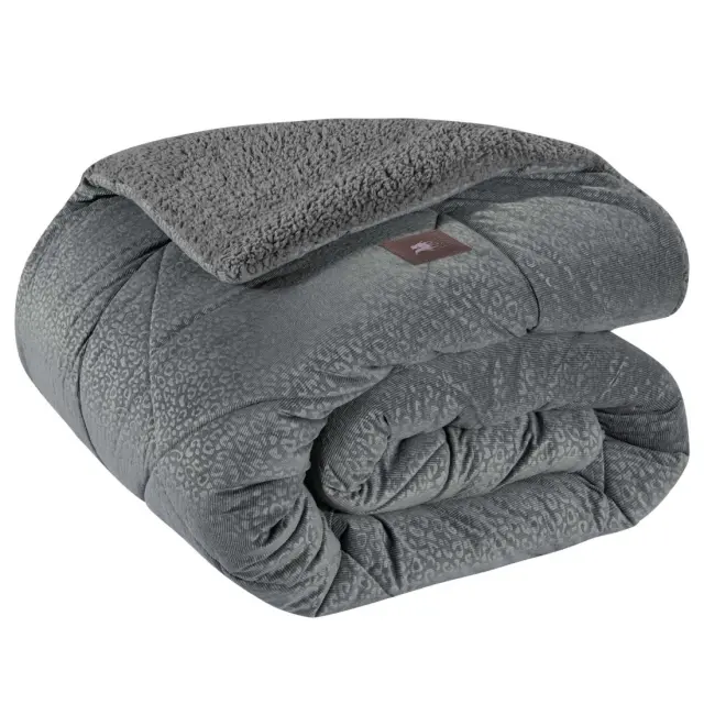 Κουβερτοπάπλωμα 240x250 King Size 700gsm Essential Greenwich Polo Club 4435 Grey 100% Πολυέστερ 3
