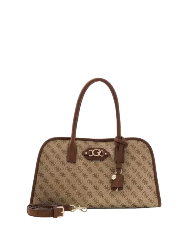 Guess - Γυναικεία Τσάντα Ώμου/Χειρός Samantha HWJG2313060-LGW Μπεζ/Καφέ