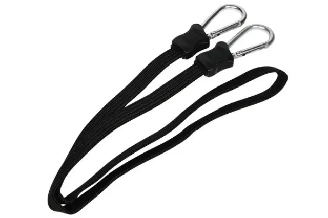 Elastic flat 120 cm + carabine hook