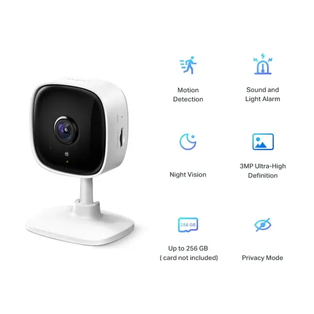 Smart Wi Fi Camera Home Security Tp Link Tapo C110 3MP 2