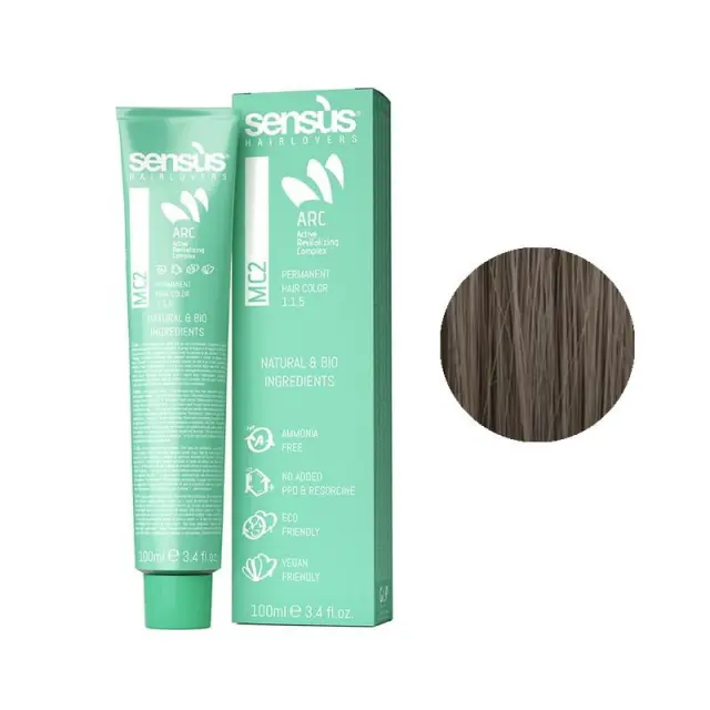 Sensus MC2 Permanent Hair Color 6.2 Dark Beige Blonde 100ml - (μόνιμη βαφή χωρίς αμμωνία ξανθό σκούρο μπεζ)