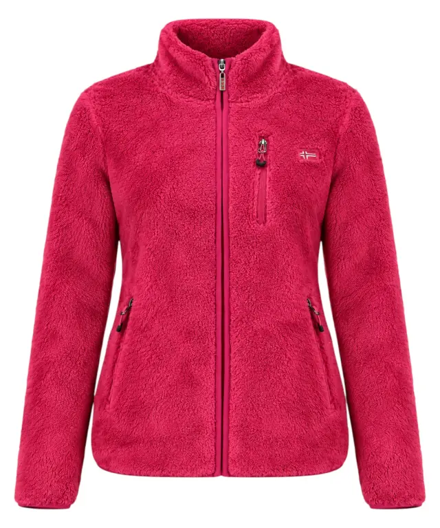 Norway Nautical School - Γυναικεία Ζακέτα Φούτερ Fleece 849909-CILIEG Ροζ