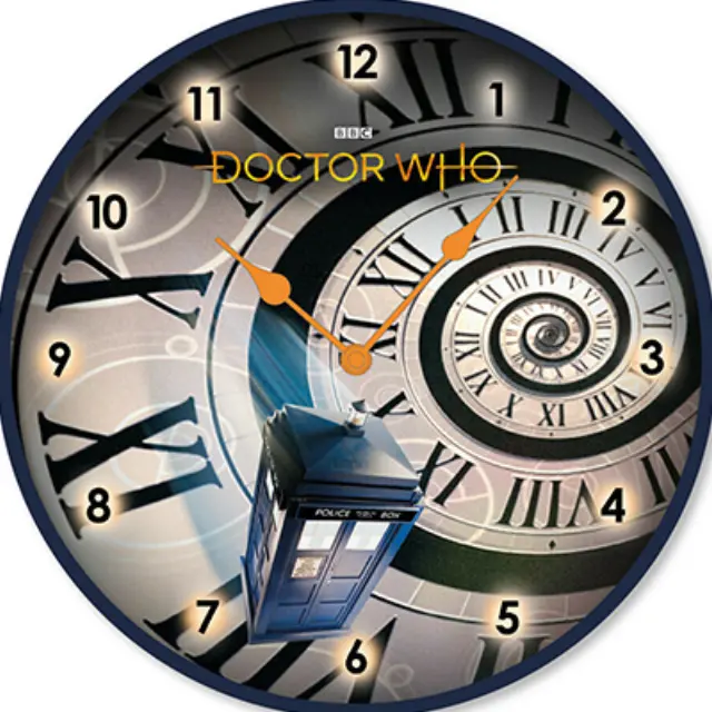 Pyramid International® Dr.Who Ρολόι Τοίχου Πλαστικό Πολύχρωμο 25cm