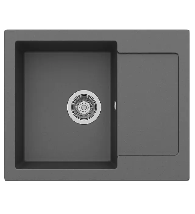 ΝΕΡΟΧΥΤΗΣ ΑΠΟ ΓΡΑΝΙΤΗ ΕΝΘΕΤΟΣ UNIXTON ATHENA-61 61X50 1B 1D Metalic Anthracite