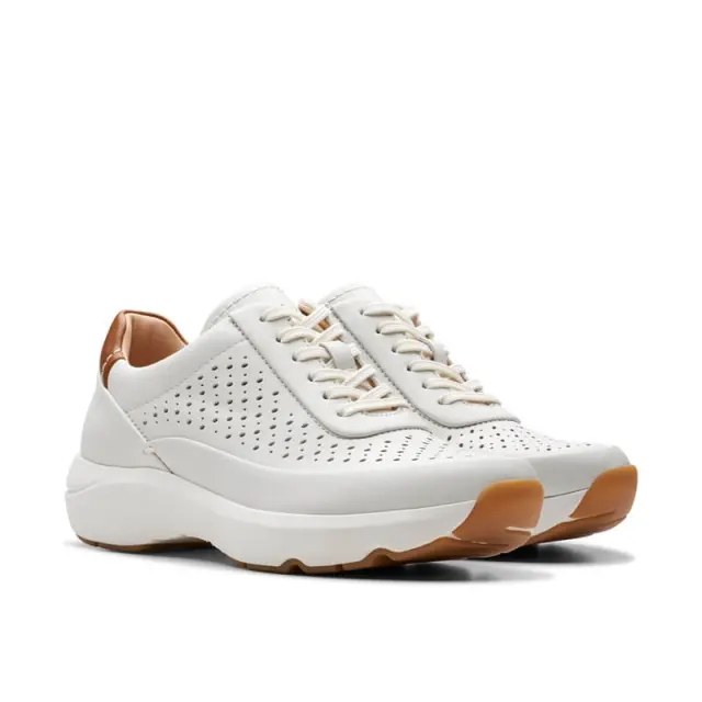 Clarks Tivoli Grace off white Off White Leather - 37 3
